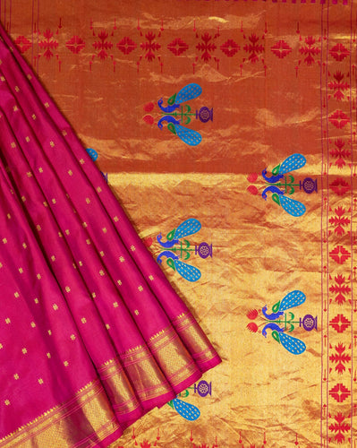 The Role of Pure Silk and Zari in Authentic Paithani Sarees