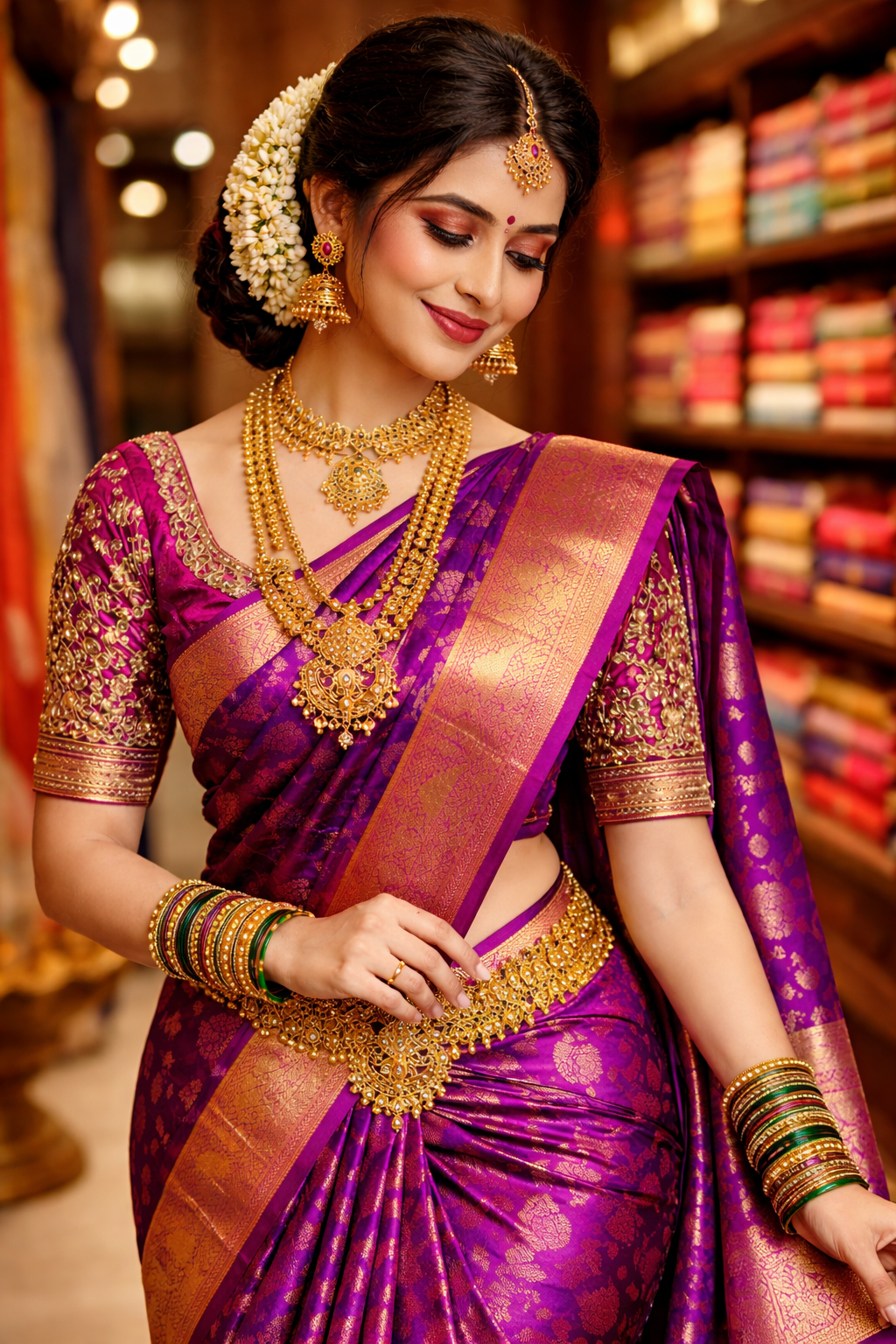 Kanjivaram Saree Original Collection: How to Spot Authentic Pure Silk Weaves
