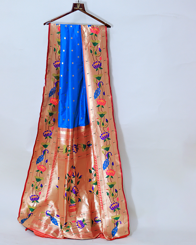 Comparing Pure Silk Paithani Sarees vs. Semi-Silk Alternatives