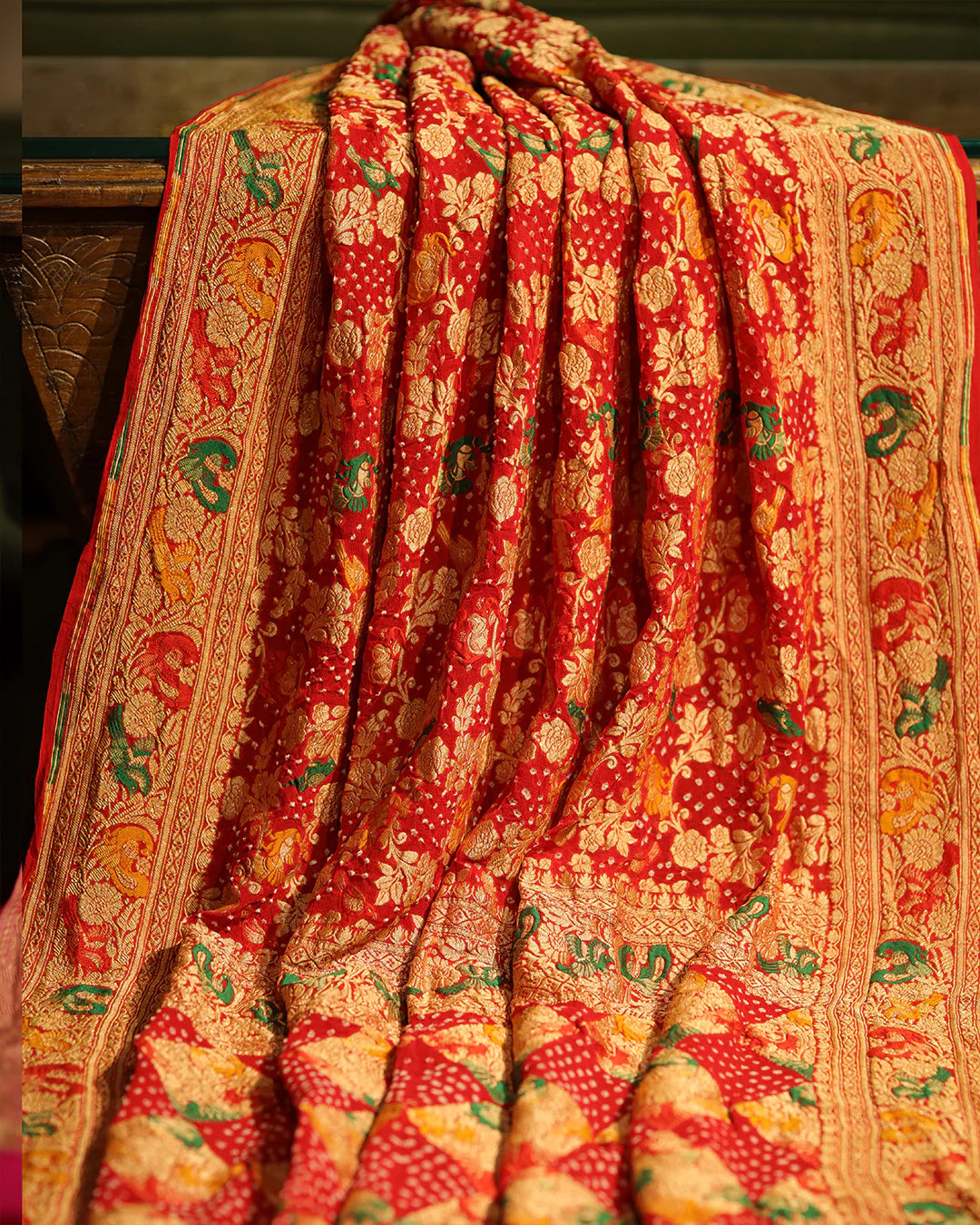 How to Iron Bandhani Saree