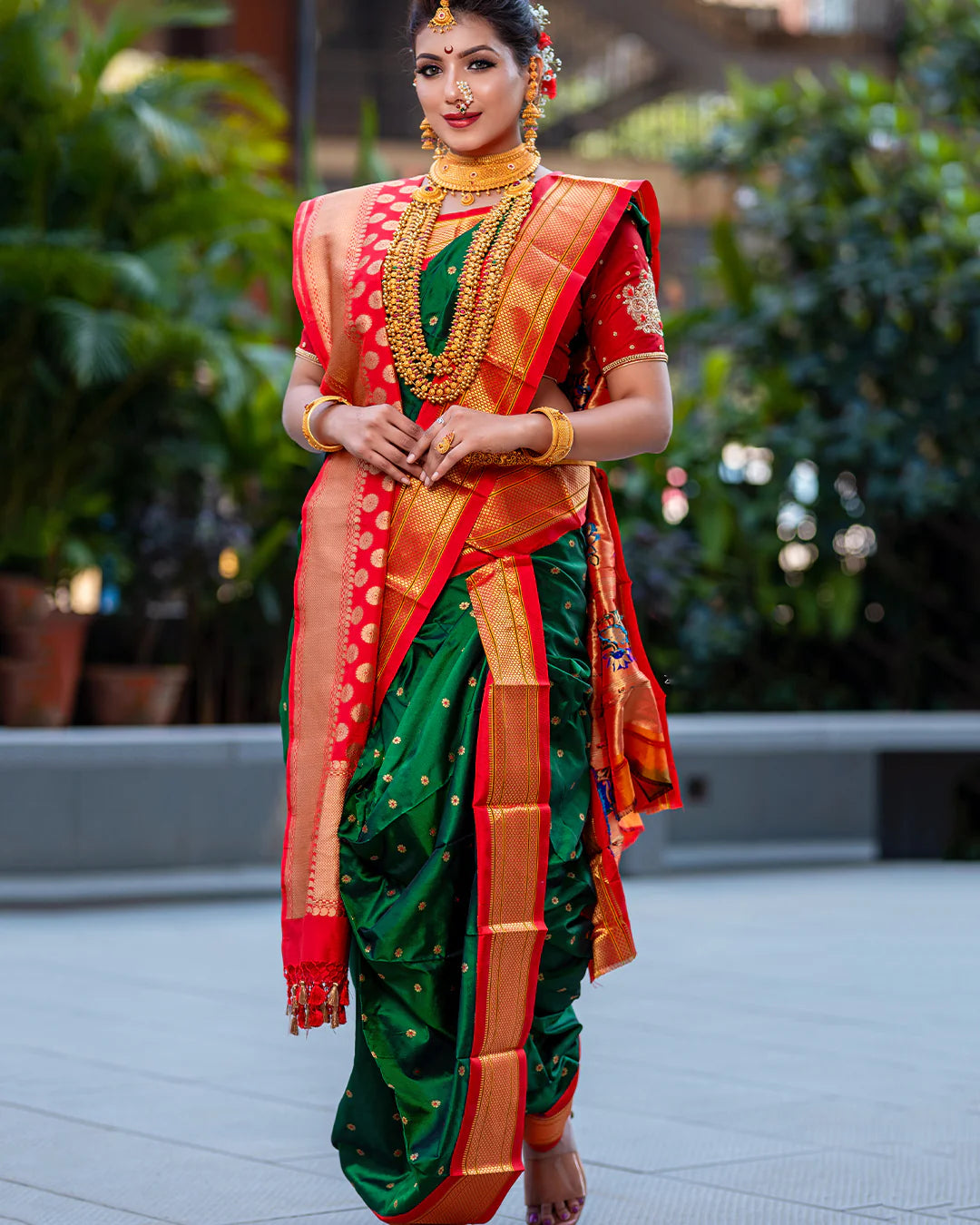 How to Wear a 9-Yard Maharashtrian Saree?