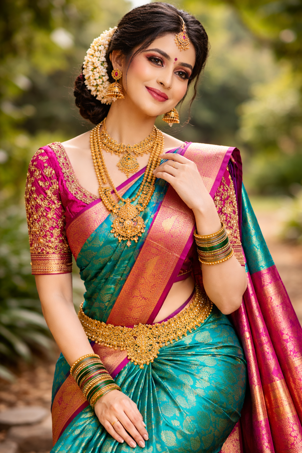 Kanjivaram Saree with Blouse Ideas: Best Matching Styles for a Royal Look