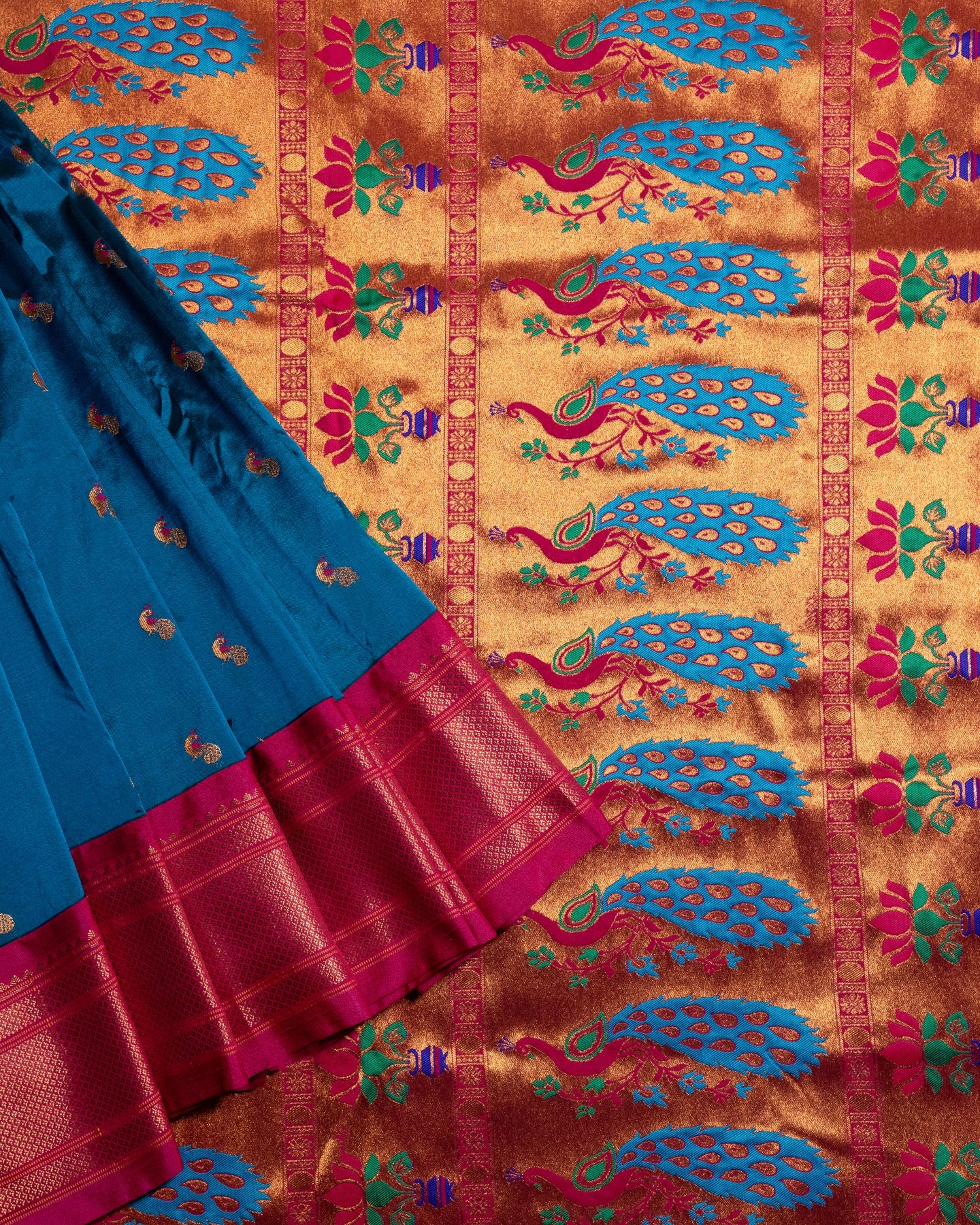 The Art of Weaving: Understanding the Motifs in Paithani Sarees