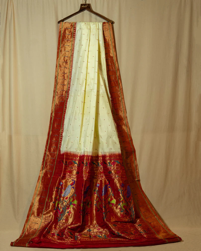 How Are Paithani Sarees Made?  A Journey into Intricate Weaving