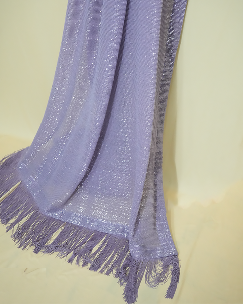 Lavender Sequin Saree – A Dazzling Statement of Elegance