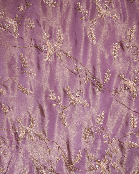 Lavender Dola Pure Silk Saree