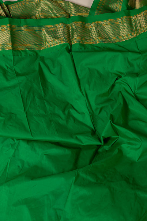 Blue Traditional Pure Silk Paithani Saree with Rudraksh Butta