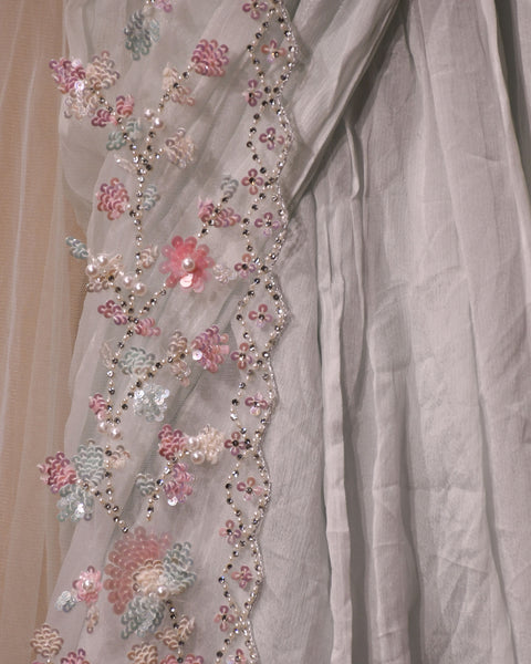 Mint Indo Western Lehenga