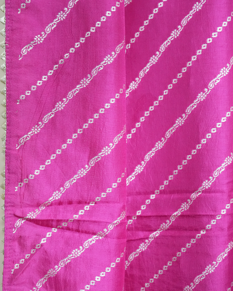 Elegant Pink Dola Silk Saree for Festive Elegance