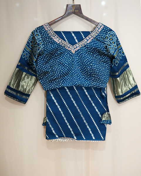 Royal Blue Dola Silk Saree