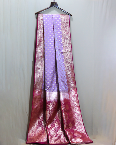 Banarasi Silk Lavender Saree