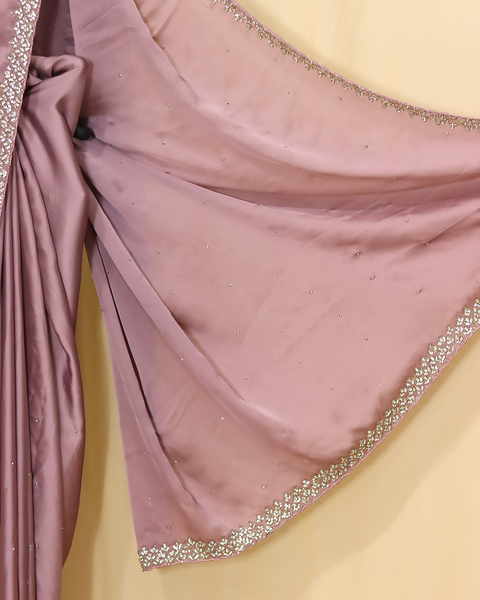 Lavender Designer Saree