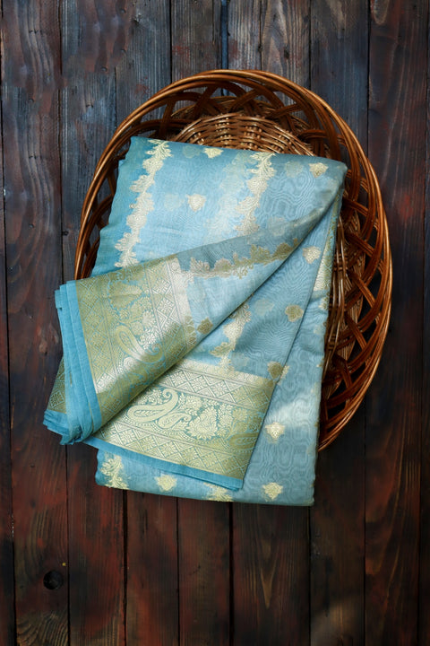 Teal Kosha Silk Saree Kosa Silk Saree