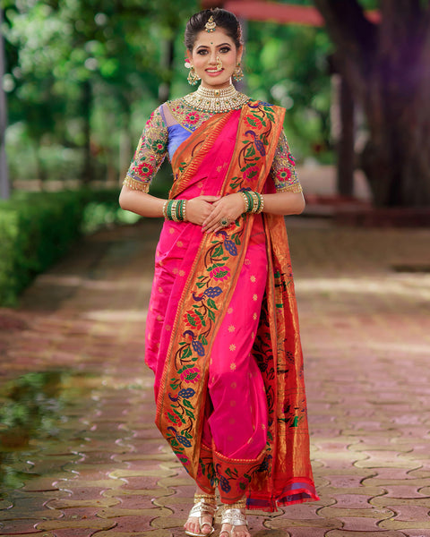 Lotus Paithani Saree