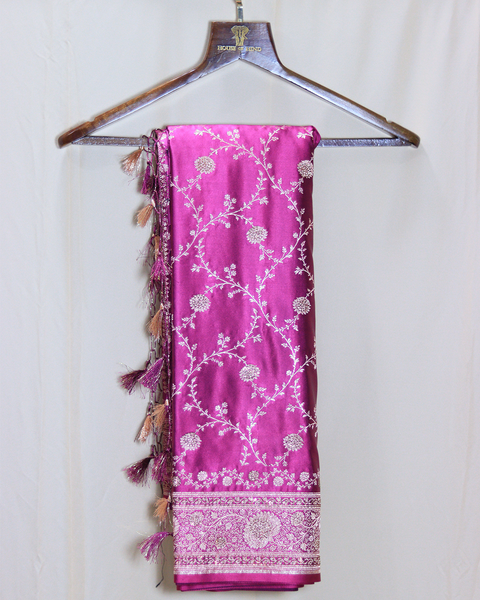 Magenta Banarasi Silk Saree



Details