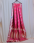 Rani Pink Banarasi Silk Saree with Gold Zari Butti