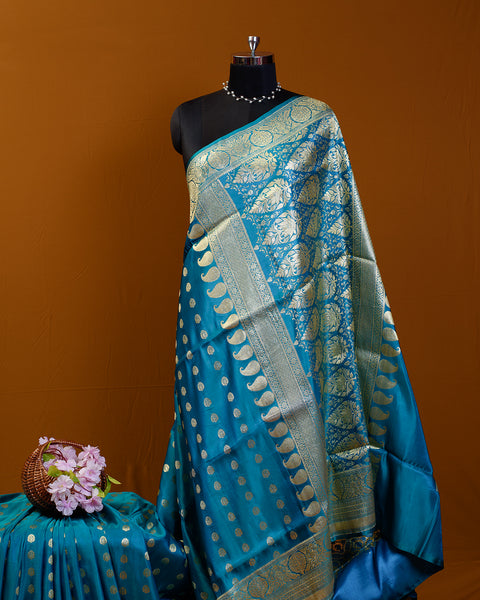 banarasi shalu saree for wedding